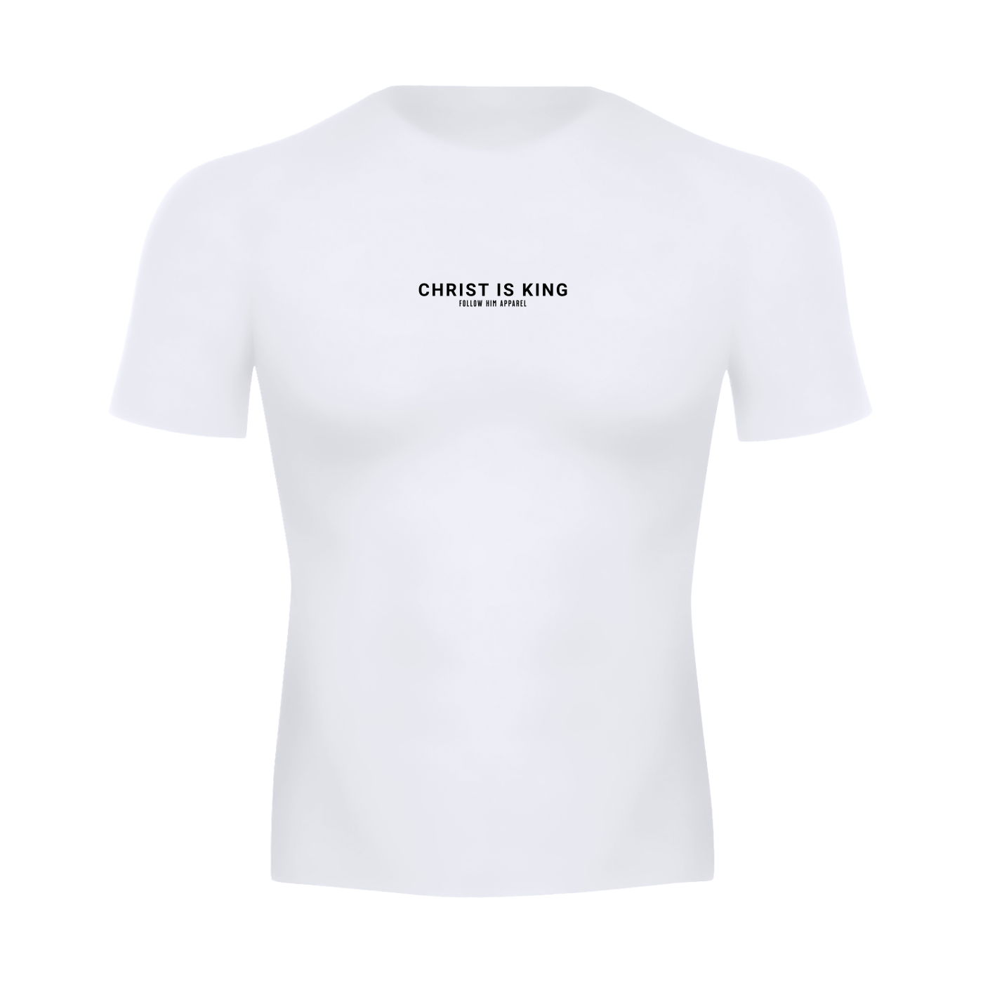 Christ is King Compression Tee WHITE