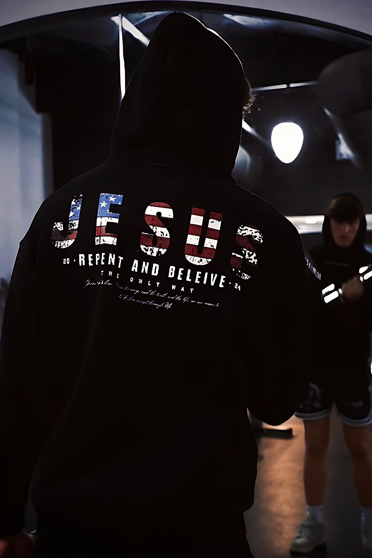 JESUS - Repent and Believe Hoodie