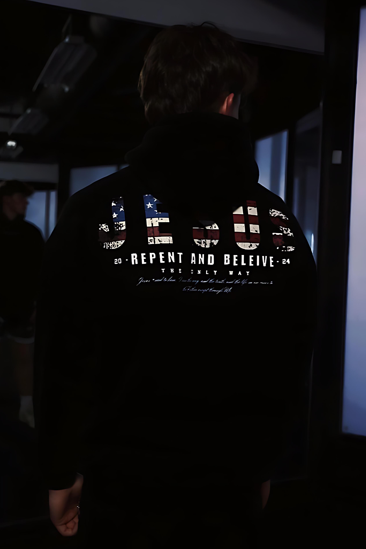 JESUS - Repent and Believe Hoodie