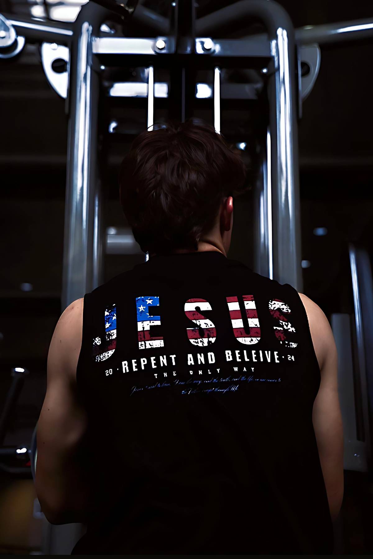 JESUS - Repent and Believe Tank Top
