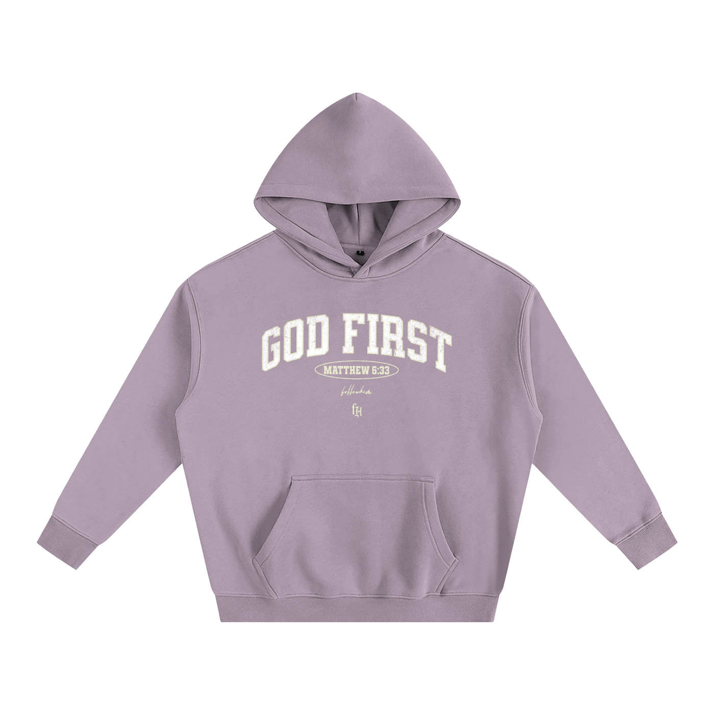 GOD FIRST WOMENS HOODIE (oversized)