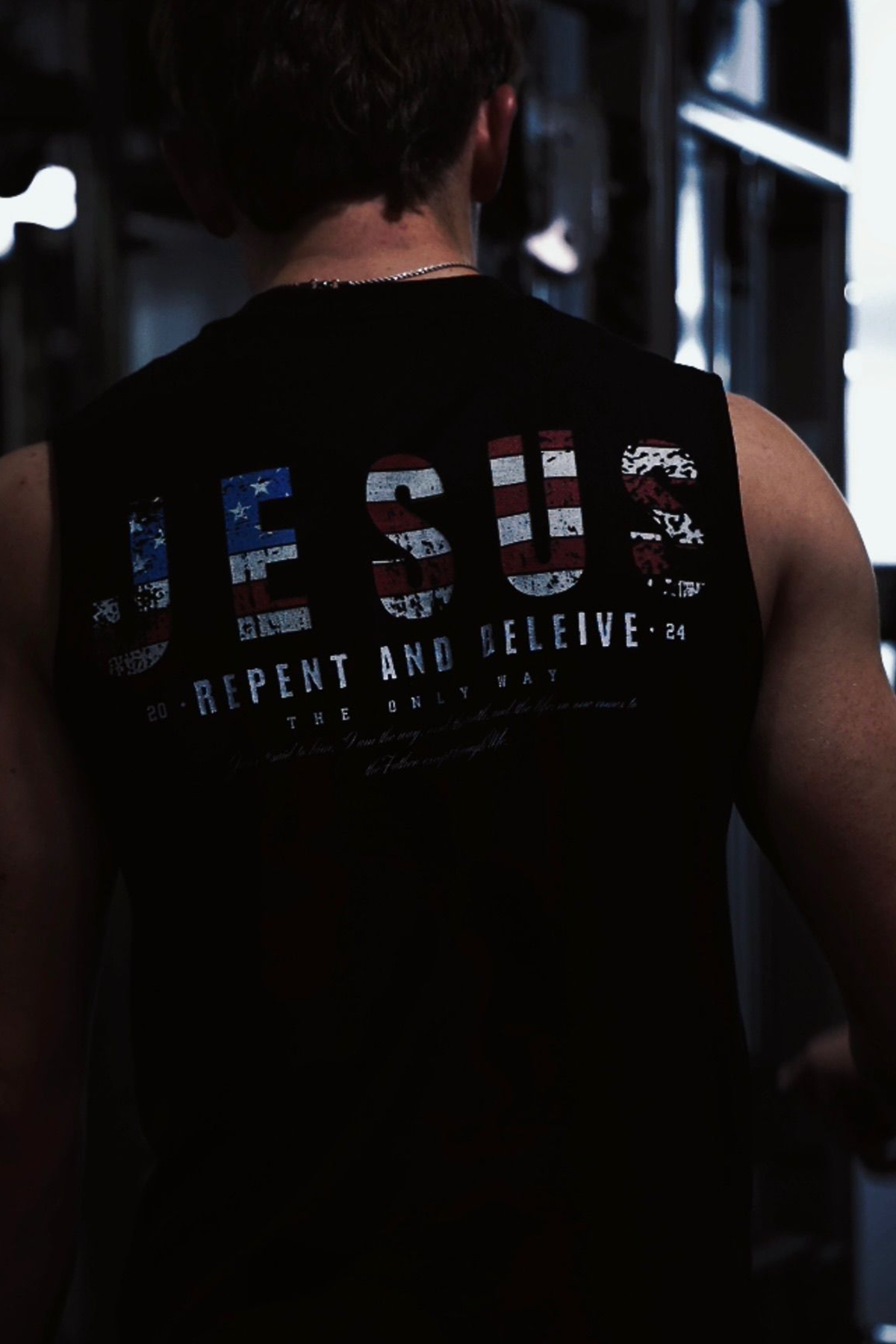 JESUS - Repent and Believe Tank Top