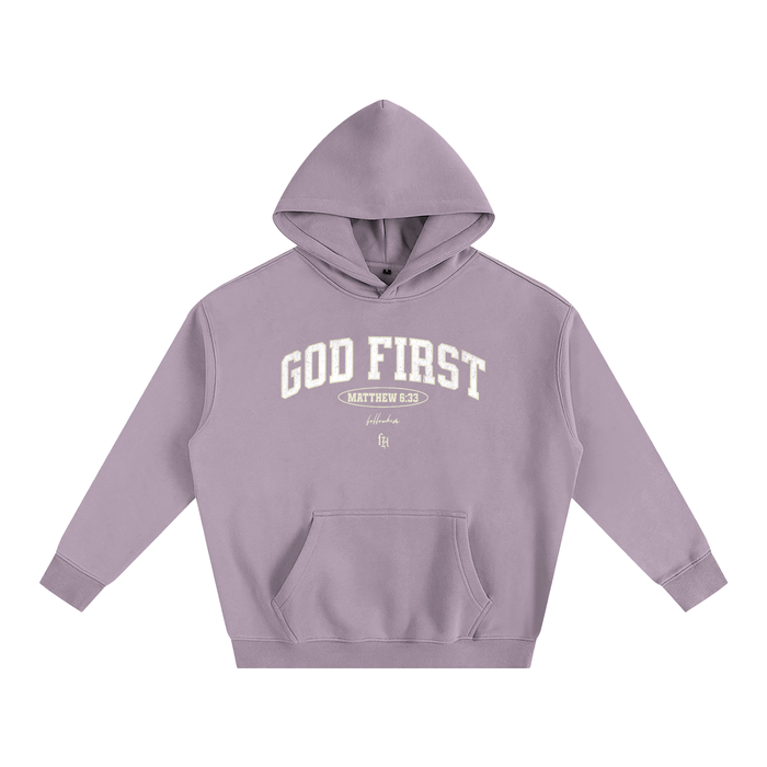 GOD FIRST WOMENS HOODIE (oversized)