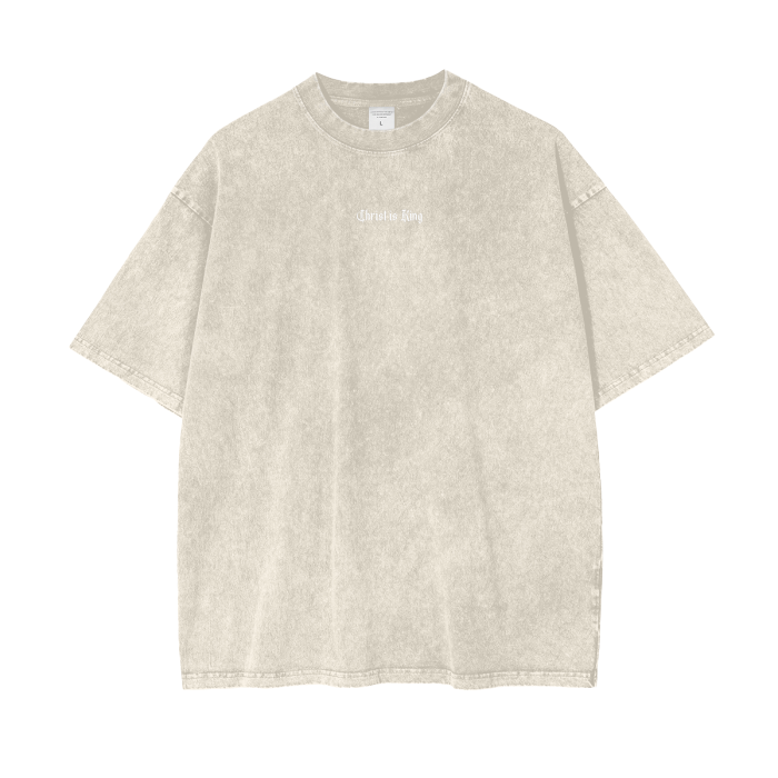 Christ is King oversized tee