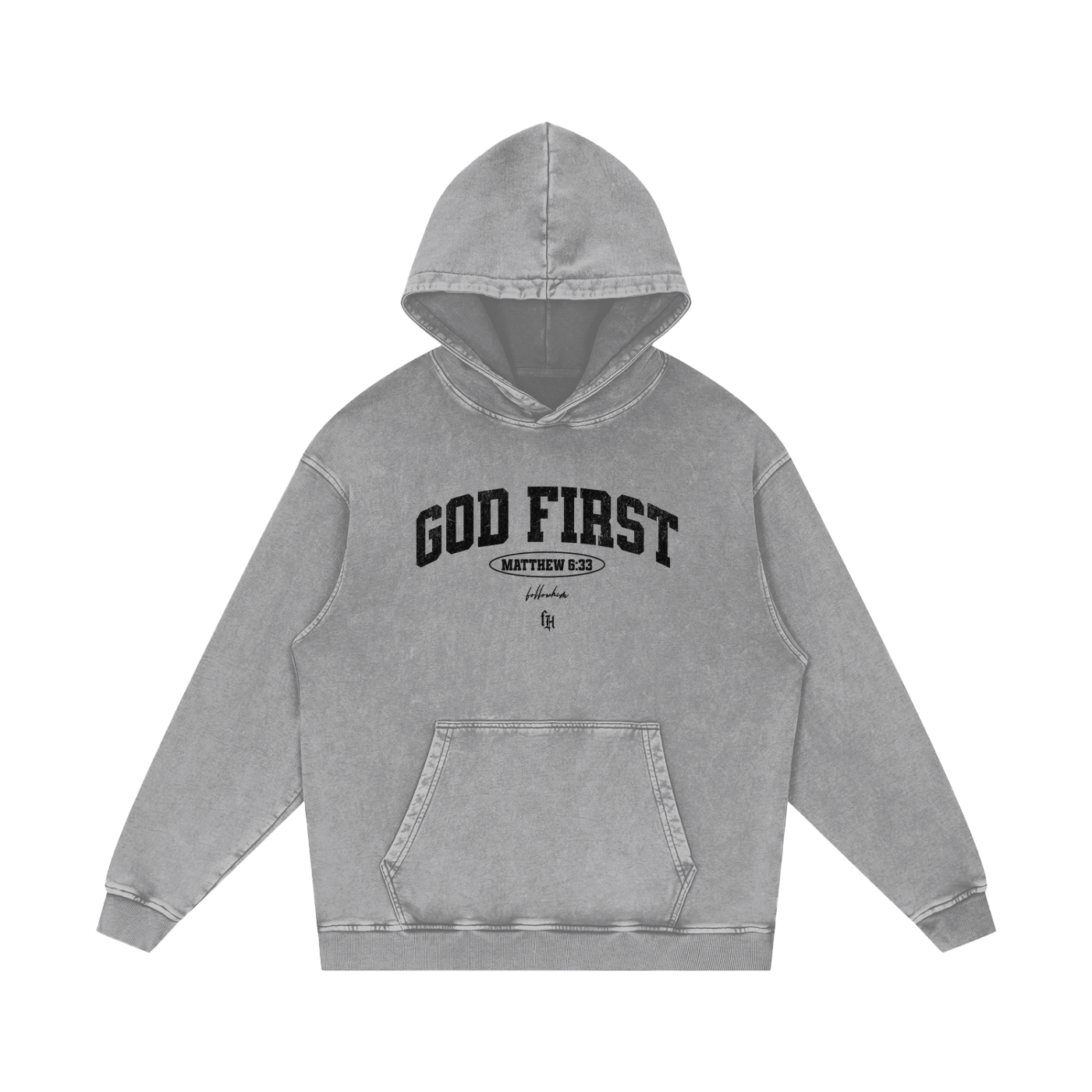GOD FIRST Gym Hoodie
