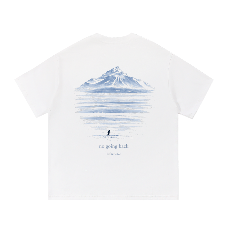 Lone Penguin Follow Jesus Tee