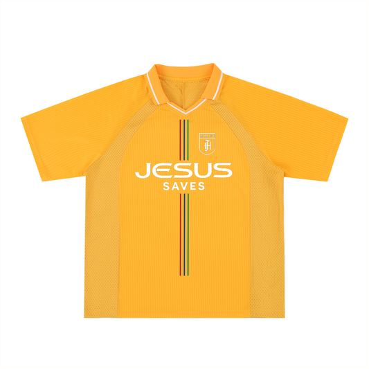 Yellow Jesus Saves Jersey