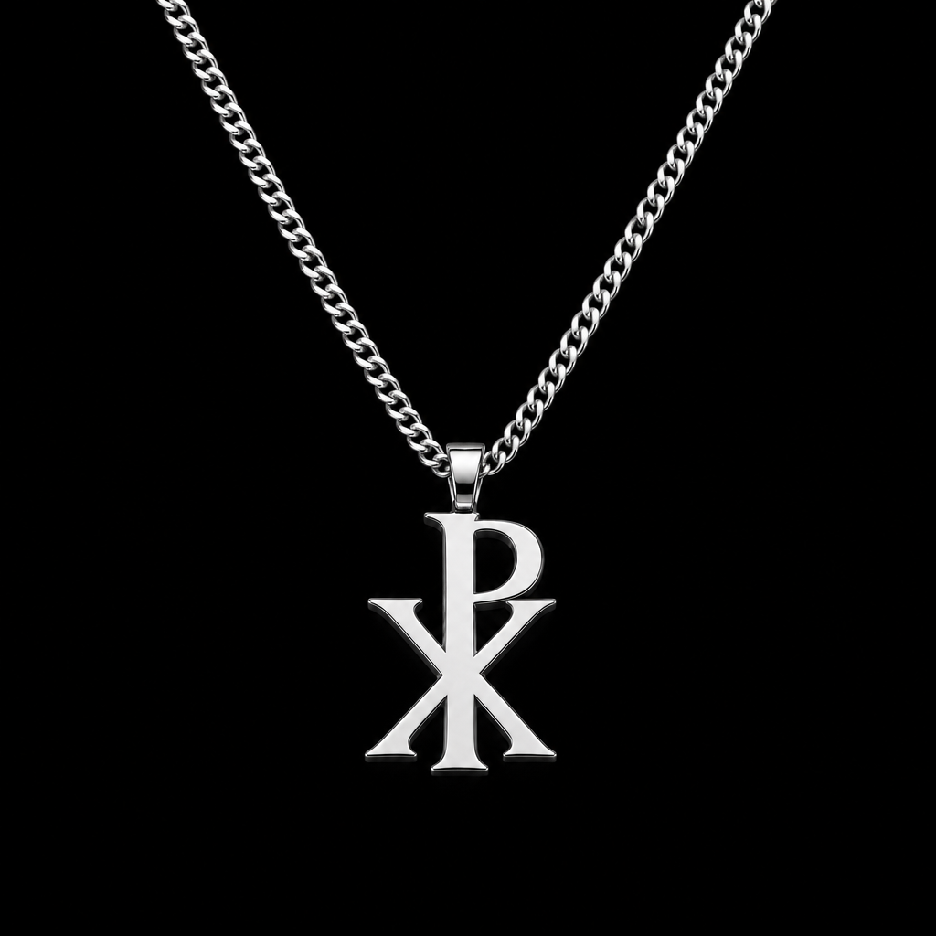 The Chi Rho pendant, silver