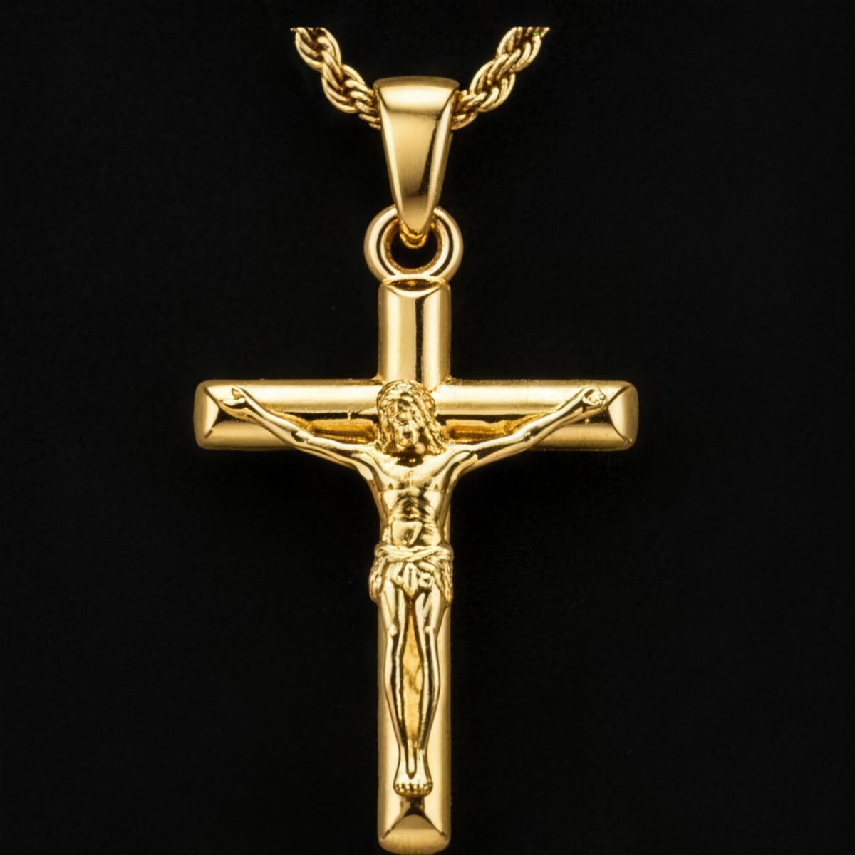 The Crucifix pendant, gold