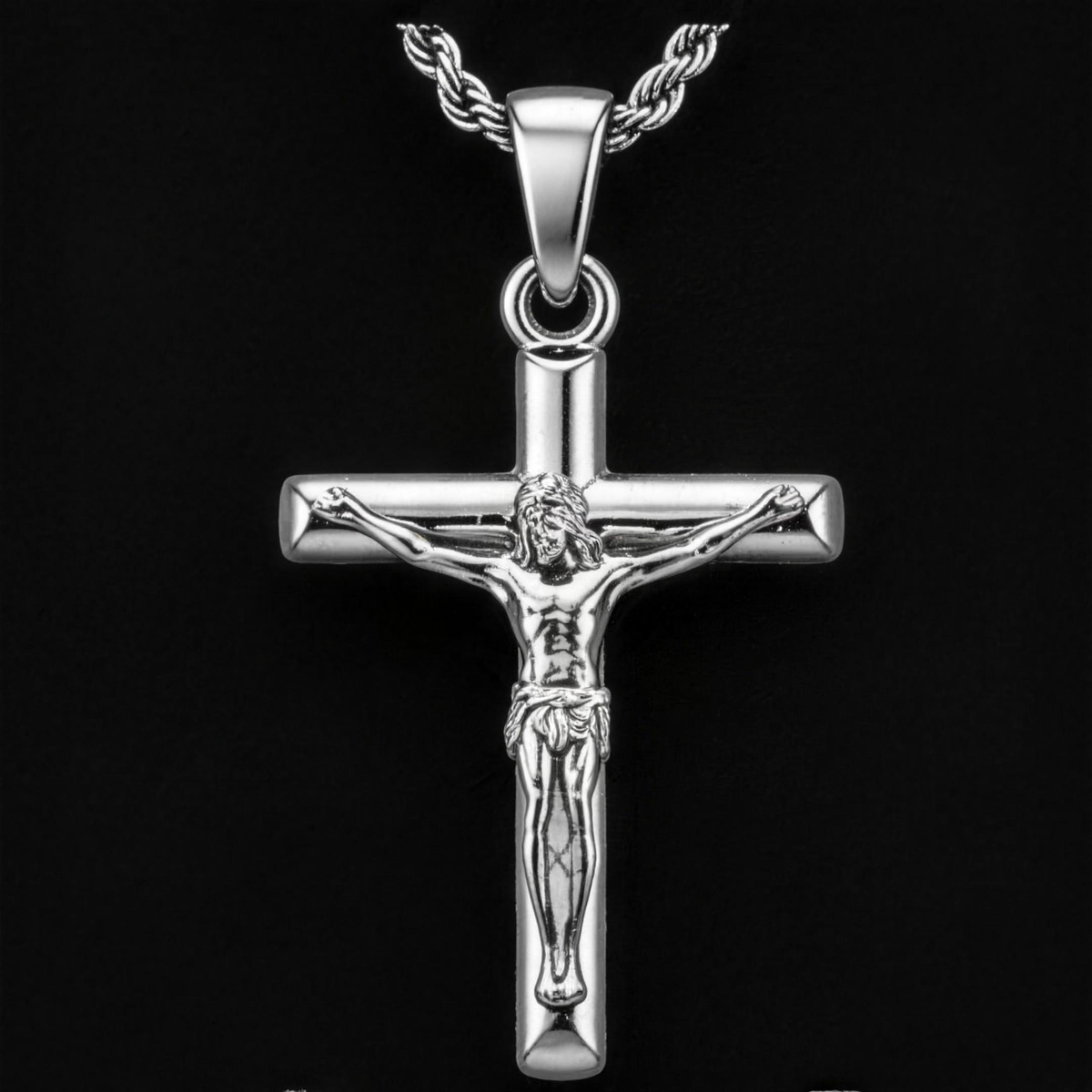 The Crucifix pendant, silver