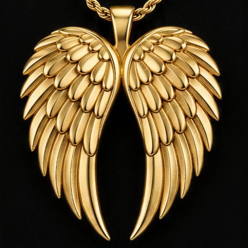 The Wings pendant, gold