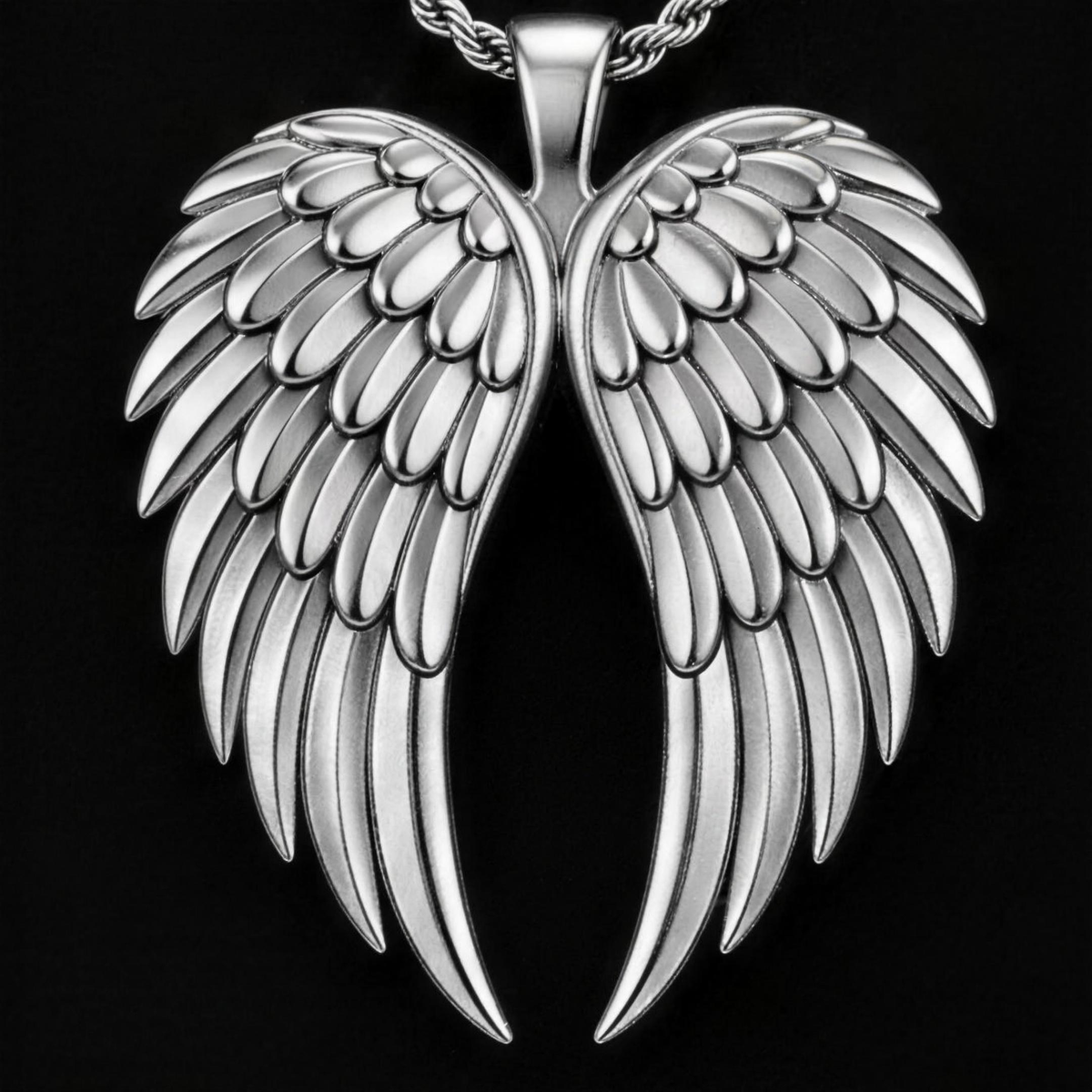 The Wings pendant, silver