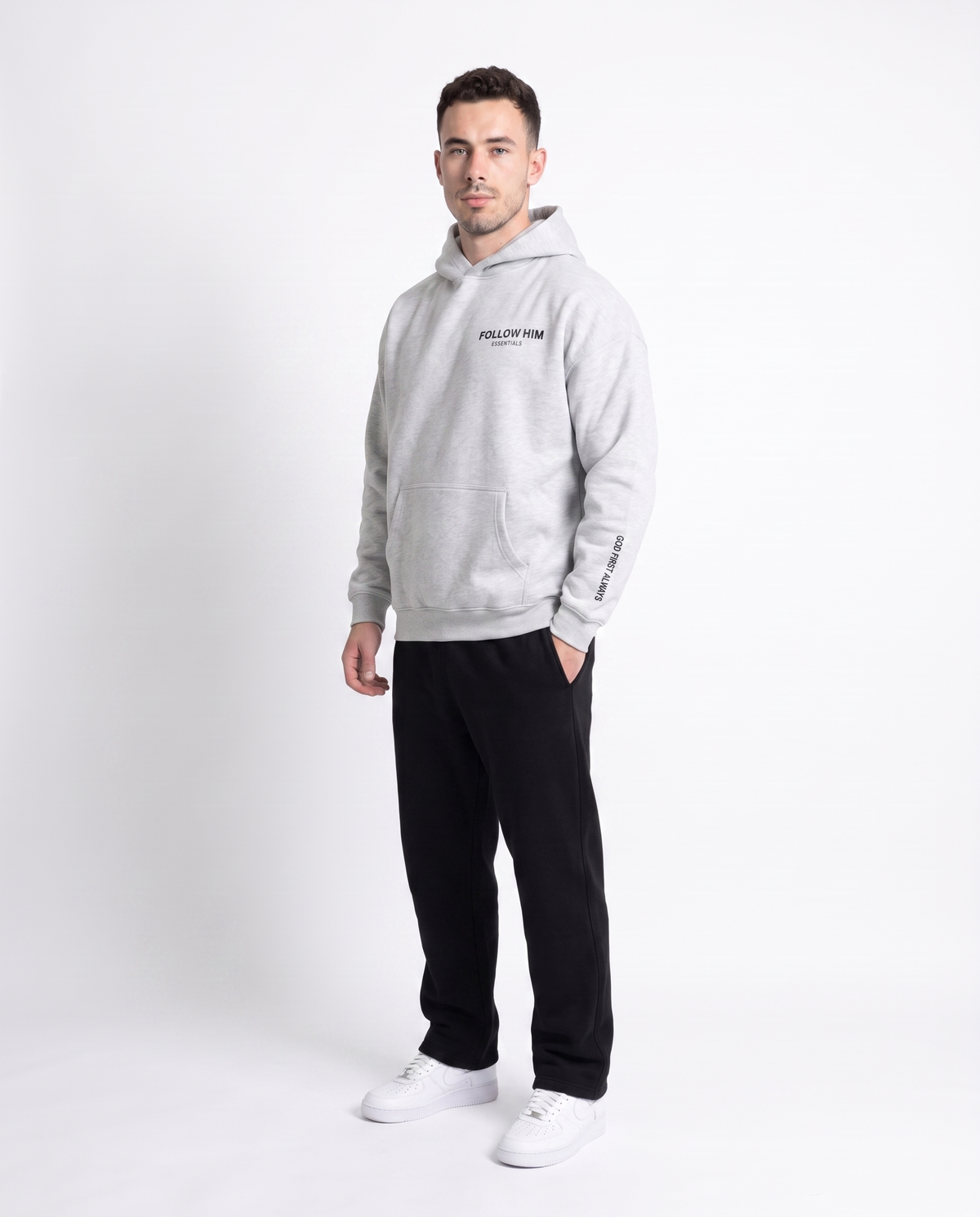 God First Always Essential Hoodie