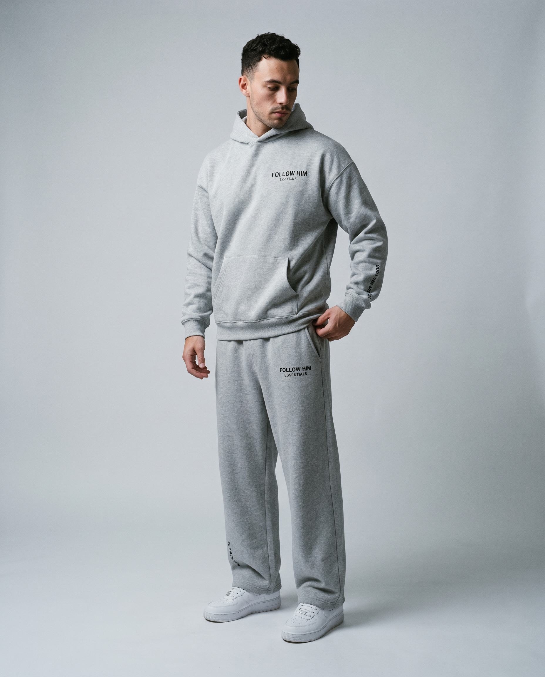 Essential Barrel Leg Sweatpants